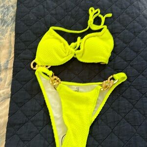 Neon Yellow Shein Bikini